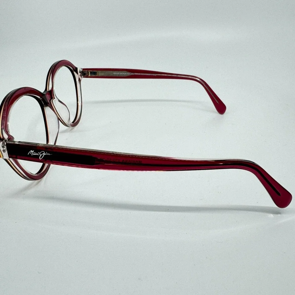 Maui Jim Mariana Sunglasses‎ MJ 828-52C Crystal Raspberry Frames 55-18-140 10798